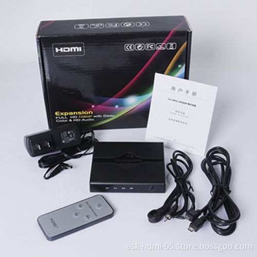 MHL/HDMI Extend 3x1 Switcher Support 3D